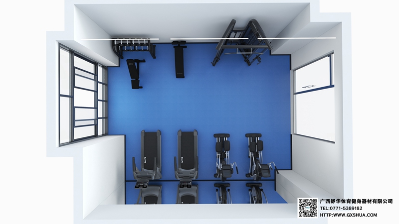 38m²酒店健身房 解决方案 38m²酒店健身房 解决方案